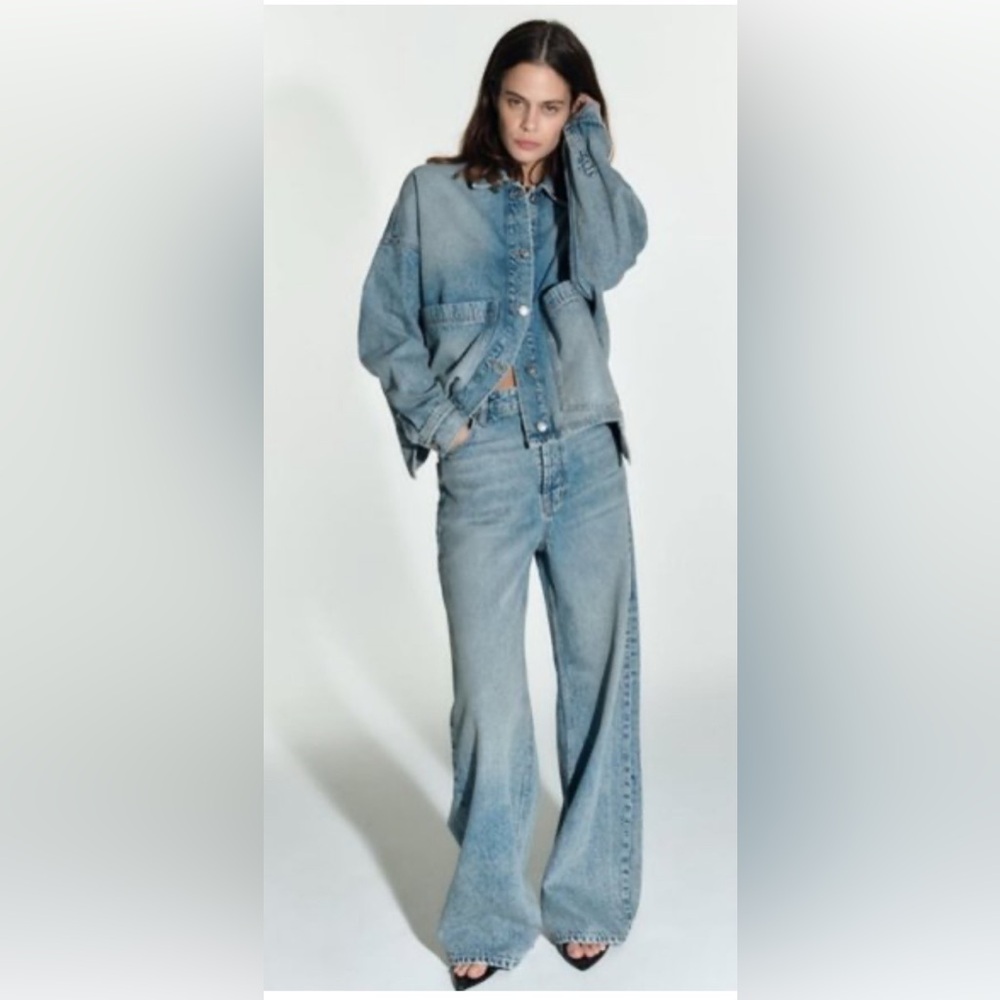 Zara Light Blue Denim Jeans